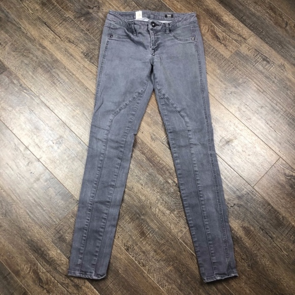 Volcom Pistol Gray Jeggings Jeans Pants ((size 7))